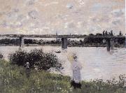 By the Bridge at Argenteuil, Claude Monet